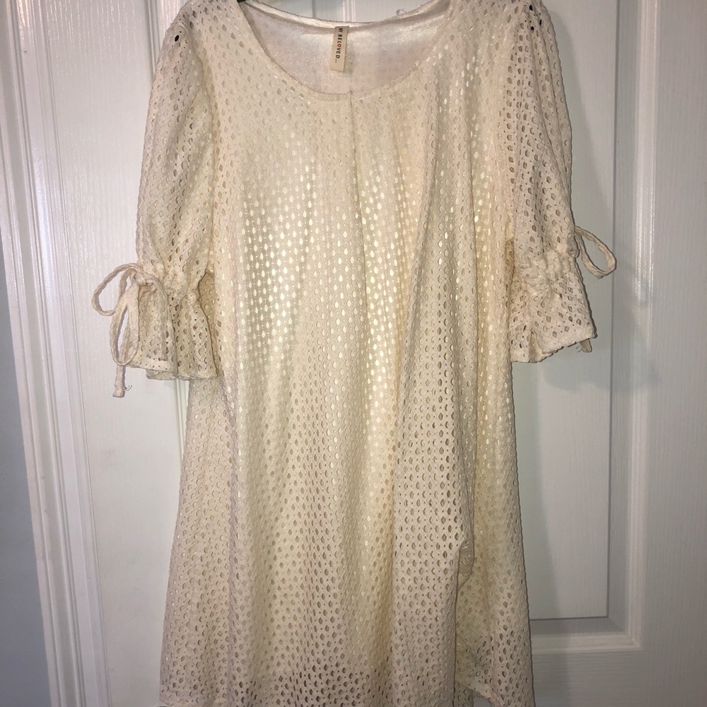 Cream dress